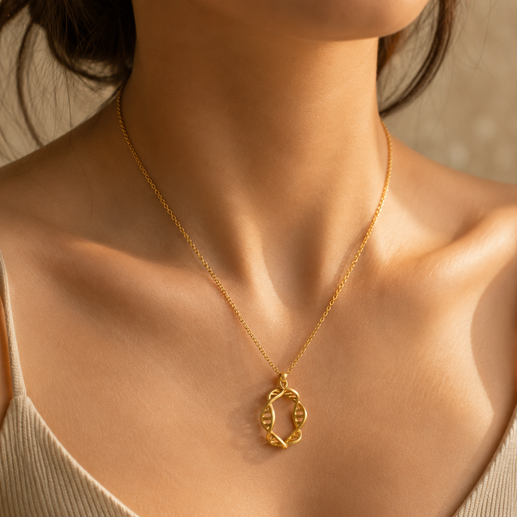 Loop Oval Pendant Necklace