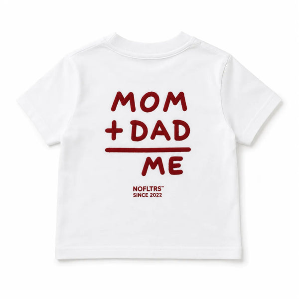 MOM + DAD OVER ME — Baby Tee