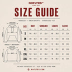 NOFLTRS Hoodies & Sweatshirts Size Chart