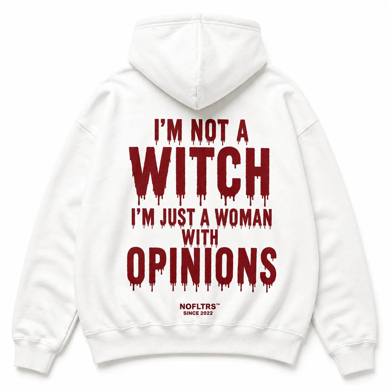 I'M NOT A WITCH I'M JUST A WOMAN WITH OPINIONS Hoodie