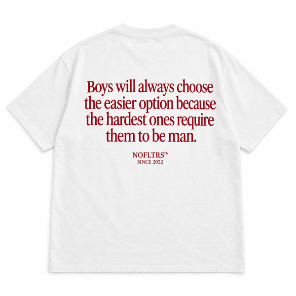 BOYS WILL ALWAYS CHOOSE THE EASIER OPTION