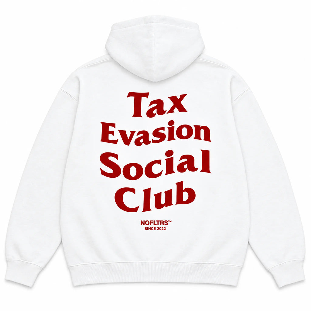 TAX EVASION SOCIAL CLUB HOODIE