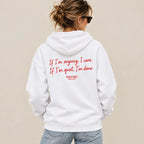 IF I'M ARGUING, I CARE. IF I'M QUIET, I'M DONE HOODIE