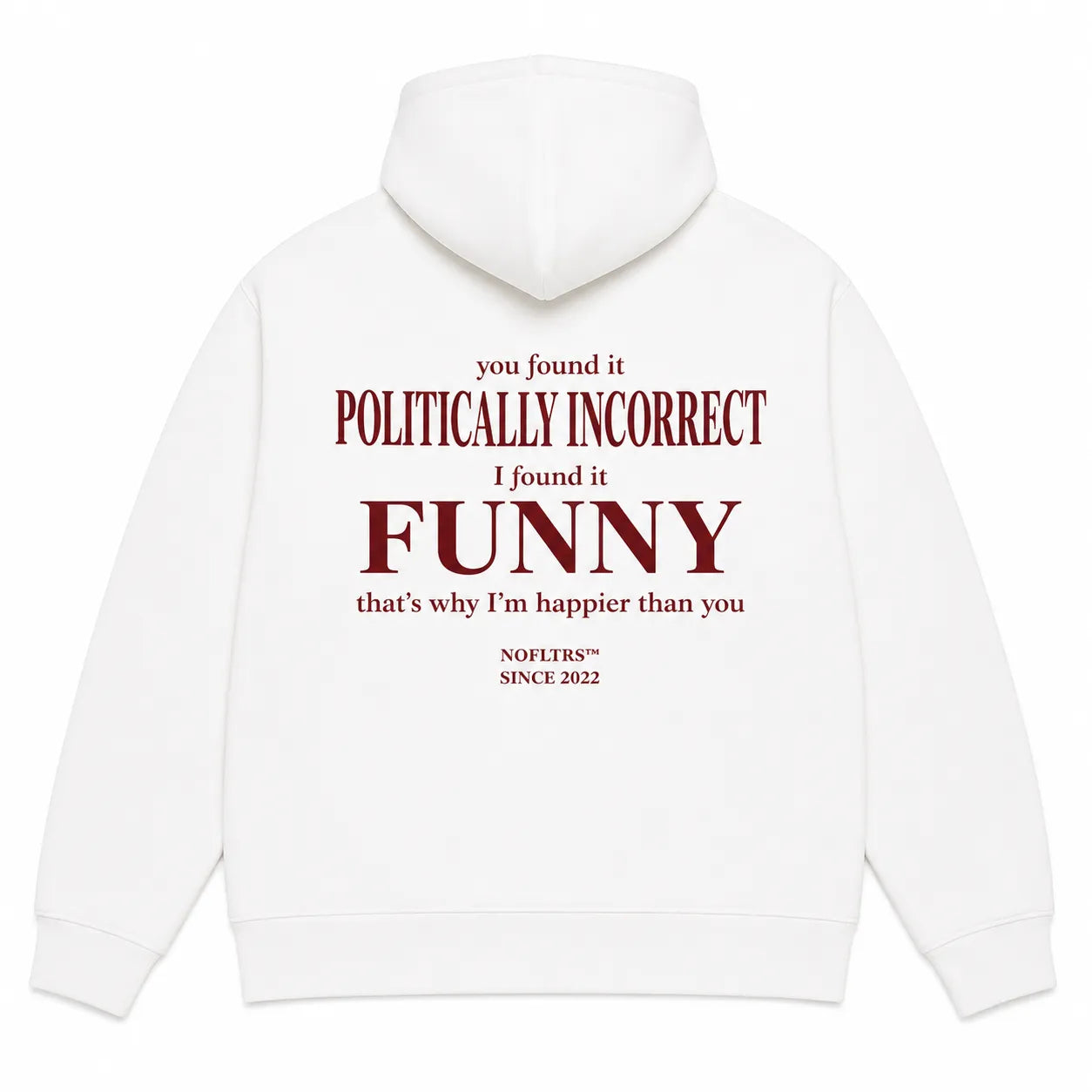 YOU FOUND IT POLITICALLY INCORRECT I FOUND IT FUNNY Hoodie