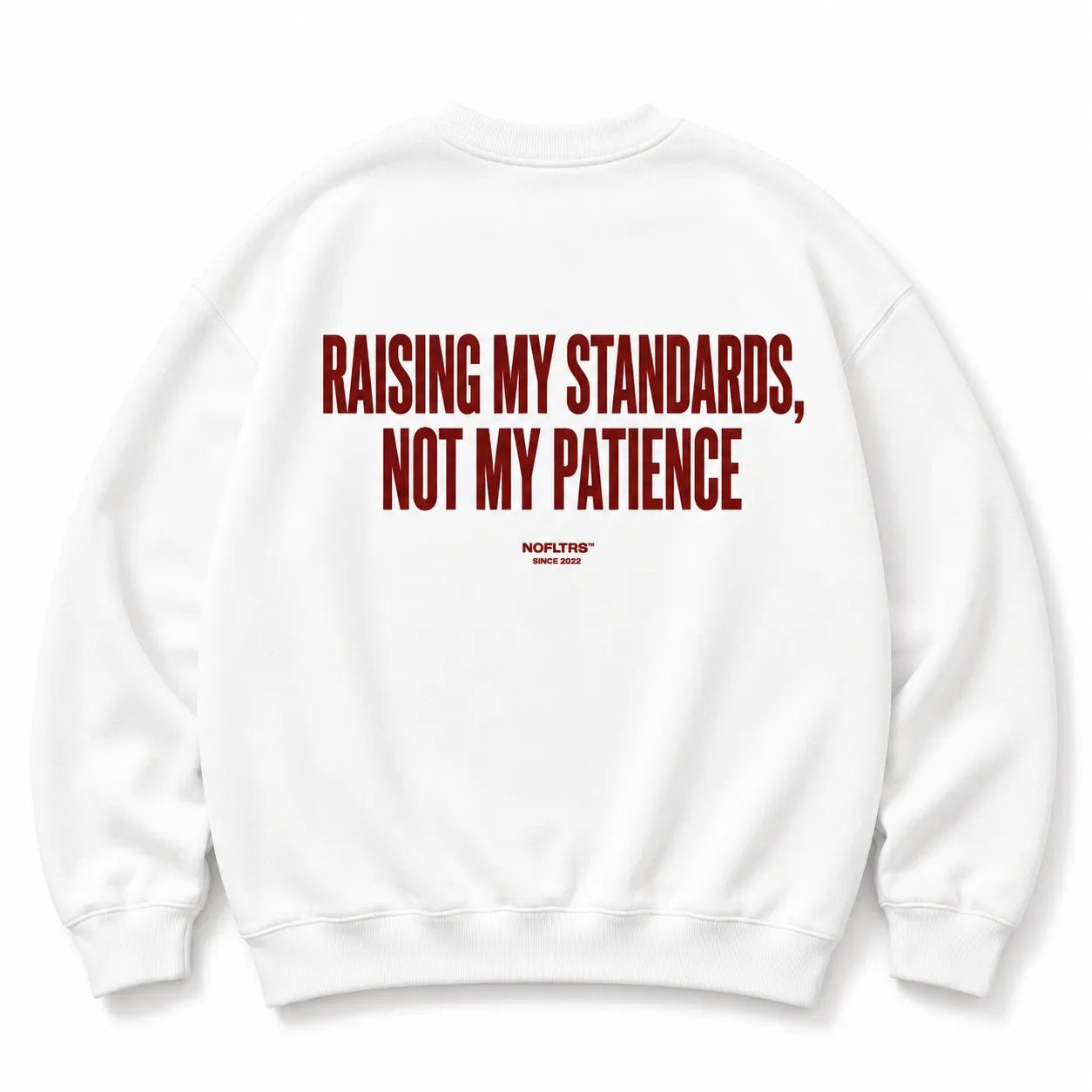 RAISING MY STANDARDS NOT MY PATIENCE SWEATSHIRT
