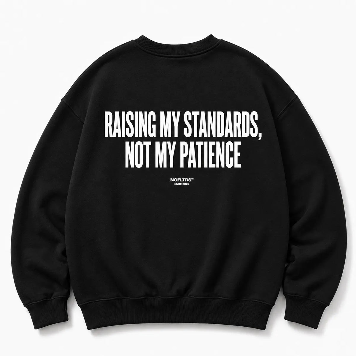 RAISING MY STANDARDS NOT MY PATIENCE SWEATSHIRT