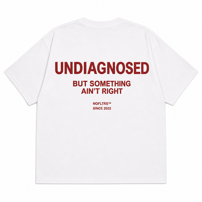 Undiagnosed But Something Ain't Right funny gift under 40 NOFLTRS