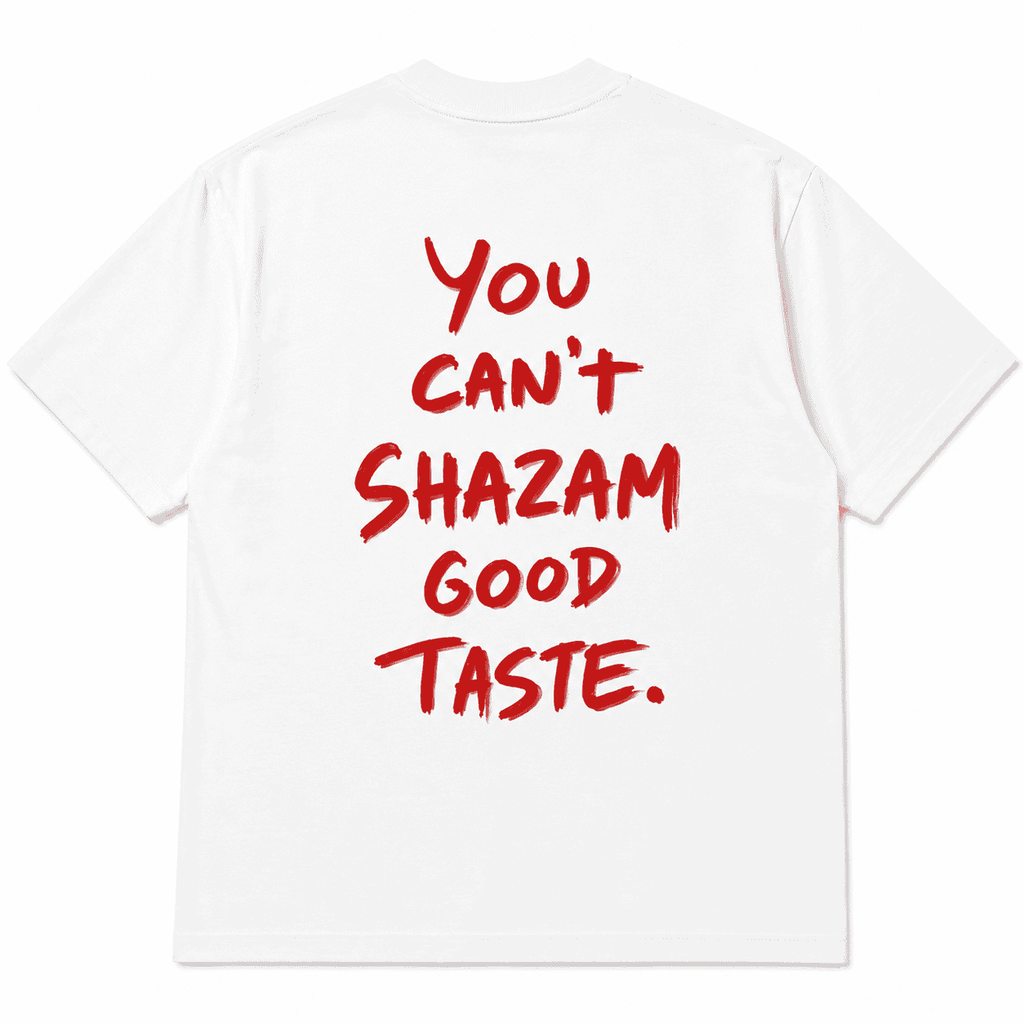 YOU CAN’T SHAZAM GOOD TASTE