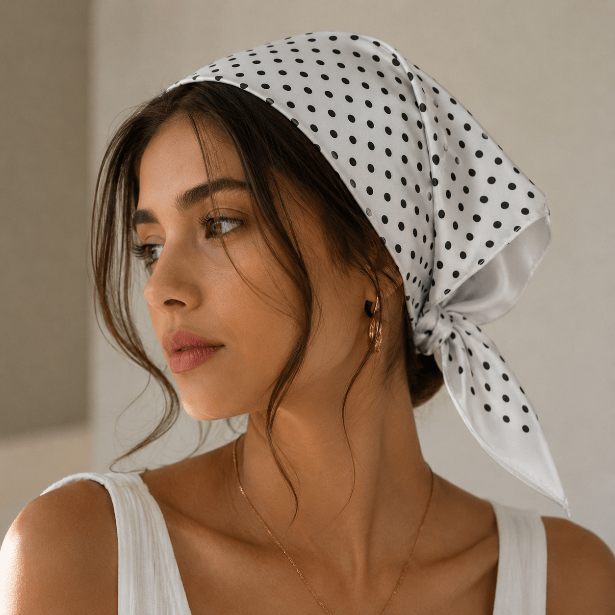 Honey Glazed Silk Scarf