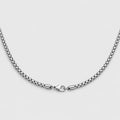 Silver Box Chain Necklace