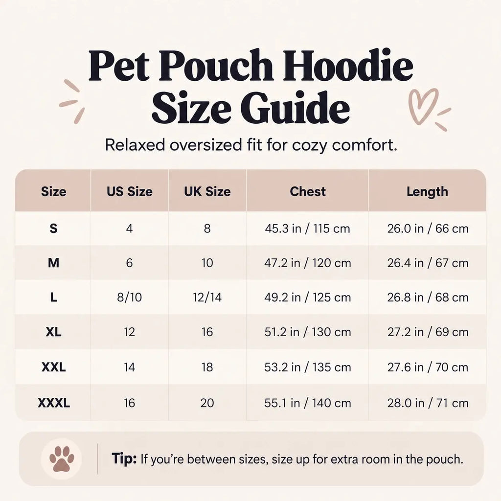 Pet Pouch Hoodie for Women – Cozy Sherpa Cat & Small Dog Hoodie