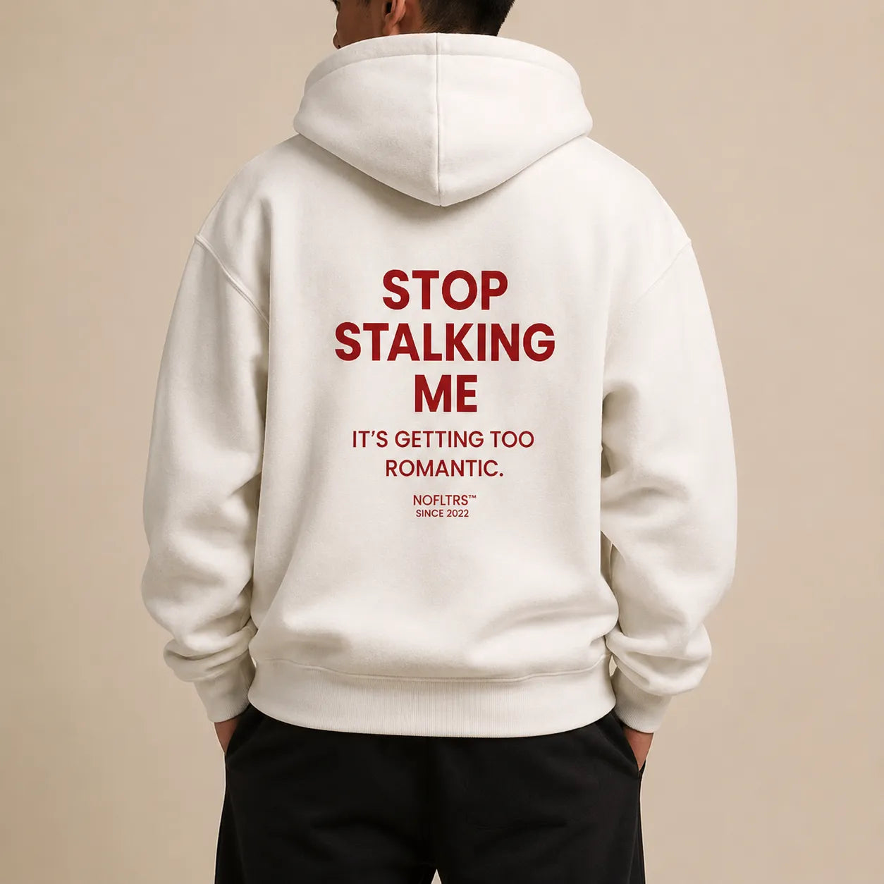 STOP STALKING ME IT'S GETTING TOO ROMANTIC Hoodie