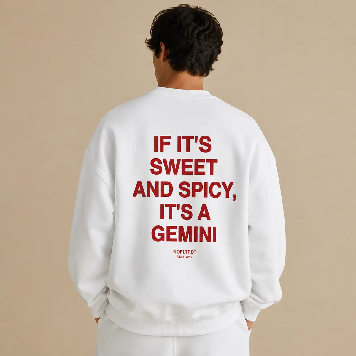 IF IT'S SWEET AND SPICY, IT'S A GEMINI SWEATSHIRT