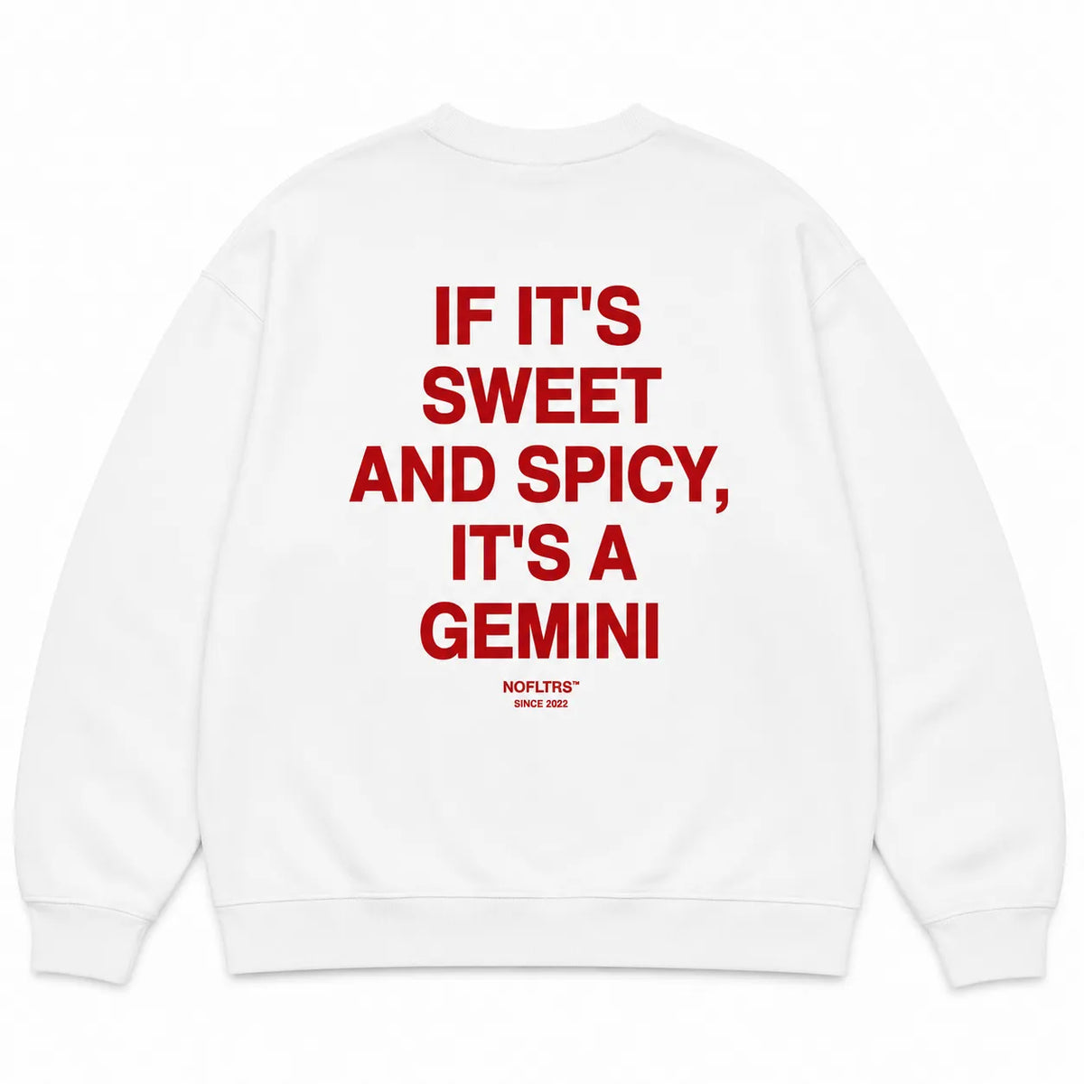 IF IT'S SWEET AND SPICY, IT'S A GEMINI SWEATSHIRT