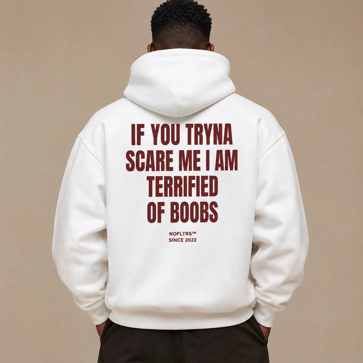 IF YOU TRYNA SCARE ME I AM TERRIFIED OF BOOBS Hoodie