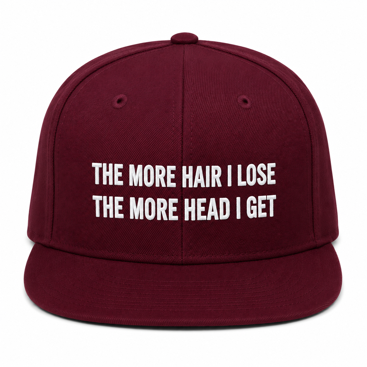 THE MORE HAIR I LOSE THE MORE HEAD I GET