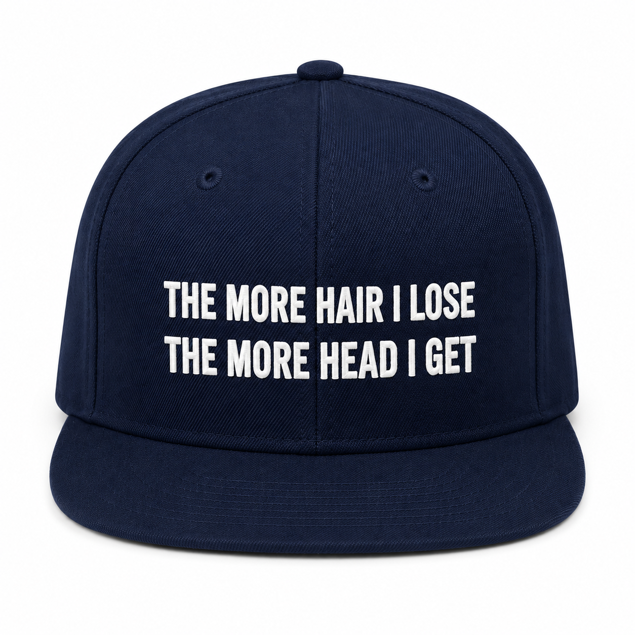 THE MORE HAIR I LOSE THE MORE HEAD I GET