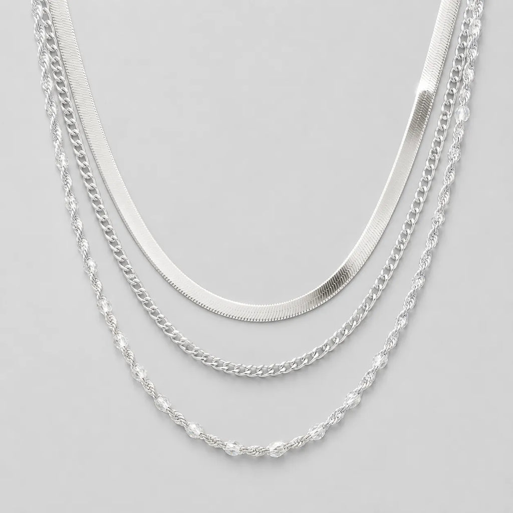 Triple Layer Chain Necklace