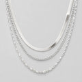 Triple Layer Chain Necklace
