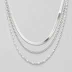 Triple Layer Chain Necklace