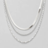 Triple Layer Chain Necklace