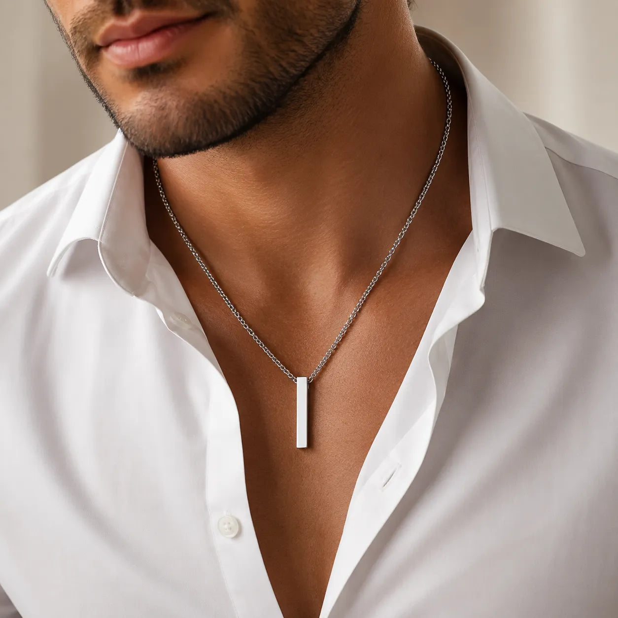 Bar Pendant Necklace
